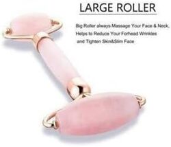 2pcs/set Jade Roller & Gua Sha - Jade Stone Massager Natural Stone Facial Massage Gua Sha Set For Face Eye Neck Skin Care - Gift For Men Women